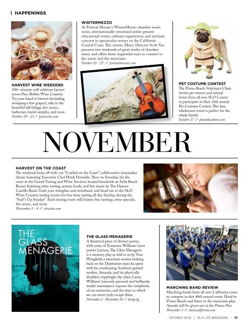 SLO LIFE Magazine  Oct/Nov 2018