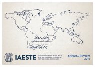 IAESTE  A.s.b.l. Annual Review 2016