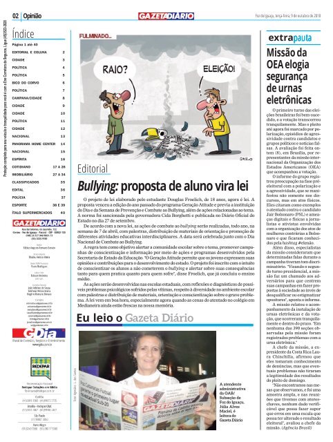 GAZETA DIARIO 702