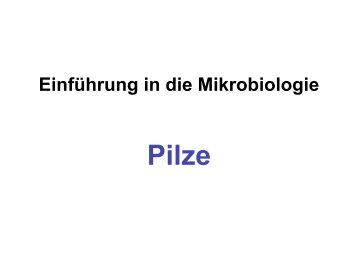 Einführung in die Mikrobiologie