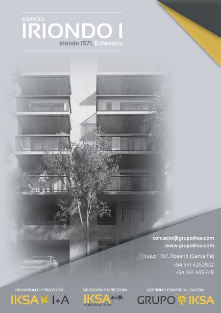 Edificio Iriondo I - Folleto