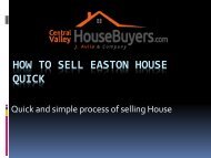 How to sell Your Fowler House Fast – Central Valley House Buyers