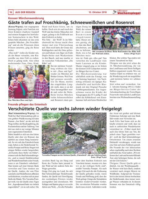 Dübener Wochenspiegel - Ausgabe 19 - Jahrgang 2018