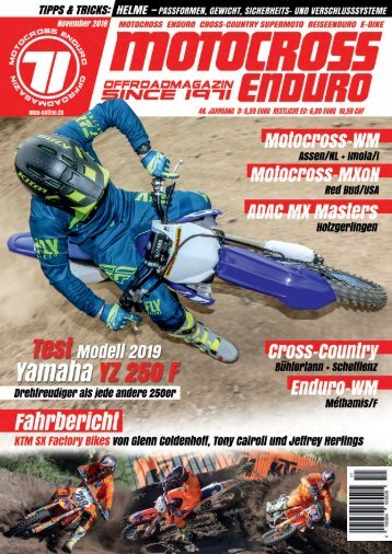 Motocross Enduro Ausgabe 11/2018