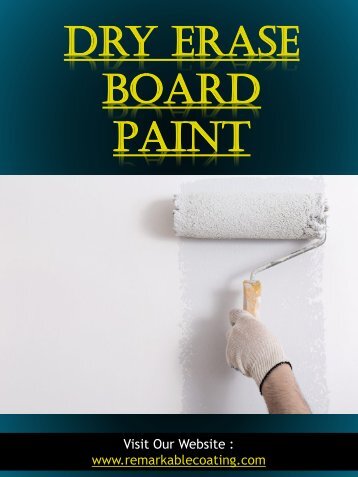 Dry Erase Board Paint