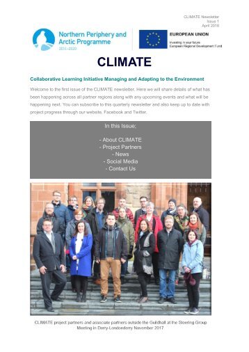 CLIMATE Newsletter 2018