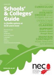 NEC Schools’ & Colleges' Guide