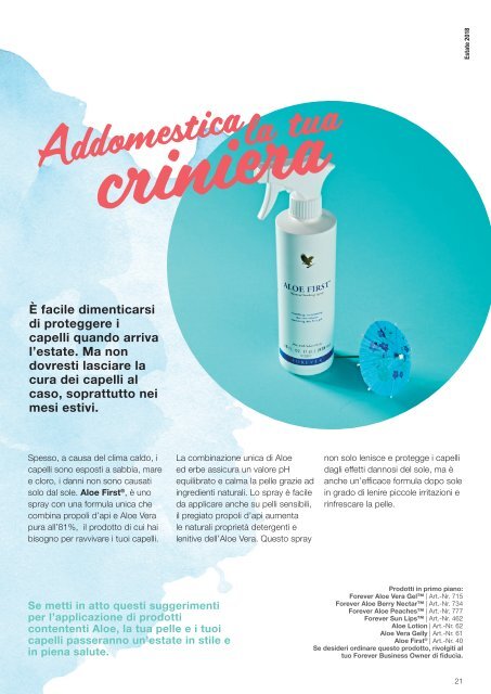 Aloe Life Magazine 01/2018