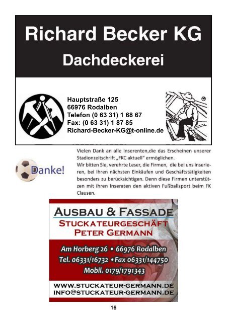 FKC Aktuell - 12. Spieltag - Saison 2018/2019
