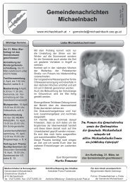 Gemeindezeitung Ausgabe 1-2008.indd - Michaelnbach