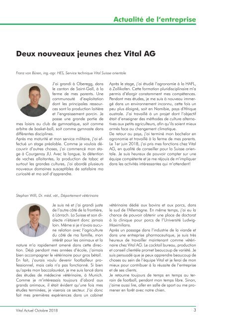 Vital Actuel Octobre 2018