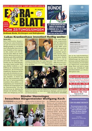 EXTRABLATT VOM ZEITUNGSJUNGEN