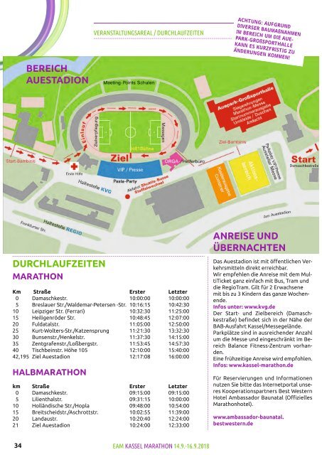 EAM Kassel Marathon Magazin 2018