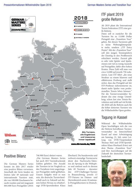 Dokumentation Wilhelmshöhe Open 2018