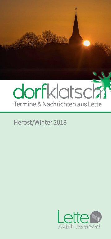 dorfklatsch - Herbst/Winter 2018