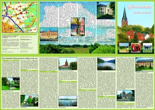 Werneuchen Stadtplan 2009/2010 - Stadtmagazin BS GmbH