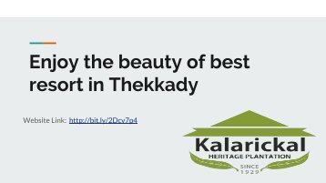 resorts-in-thekkady