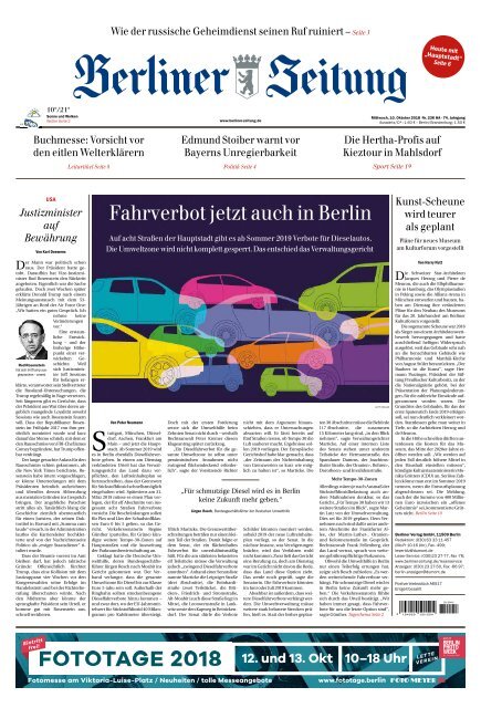 Berliner Zeitung 10.10.2018