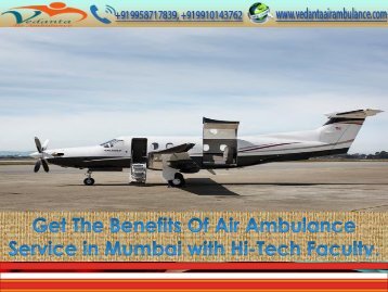 Trauma Handling Air Ambulance Service in Mumbai