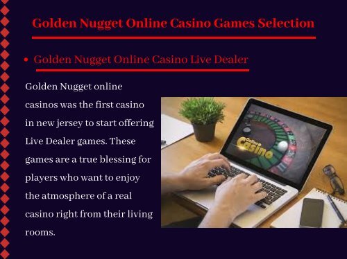 Golden Nugget Online Casino Games