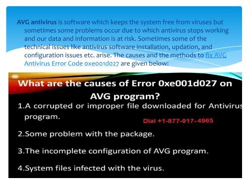 FIX AVG ANTIVIRUS ERROR CODE 0xe001d027