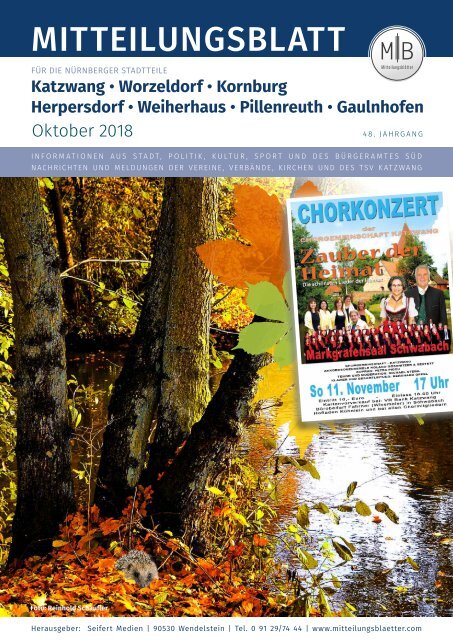 Nürnberg-Worzeldorf/Kornburg/Katzwang  - Oktober 2018
