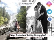Why a Professional Wedding Photographer?