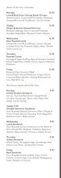 Soho restaurant -Brunch Cork Menu