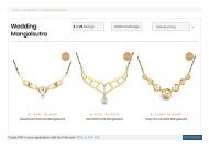 Wedding mangalsutra design online