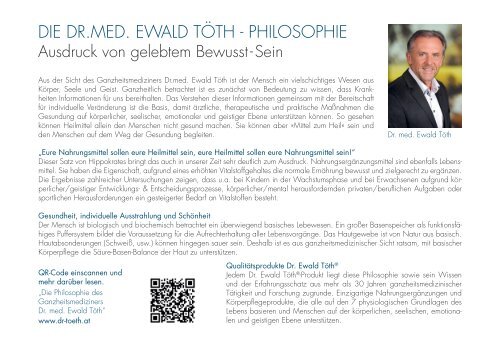 Dr. Ewald Töth®-Produktwelt