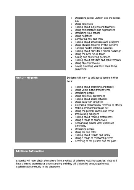 Year 9 Curriculum Information Booklet 2018-2019