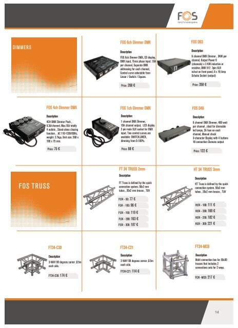 Omikron Price List