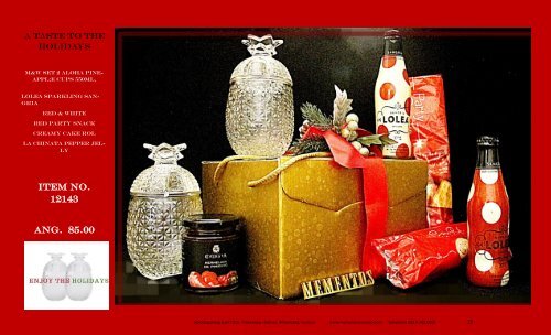 MEMENTOS HOLIDAY GIFT BASKETS 2018-11-10