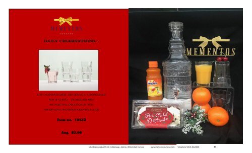 MEMENTOS HOLIDAY GIFT BASKETS 2018-11-10