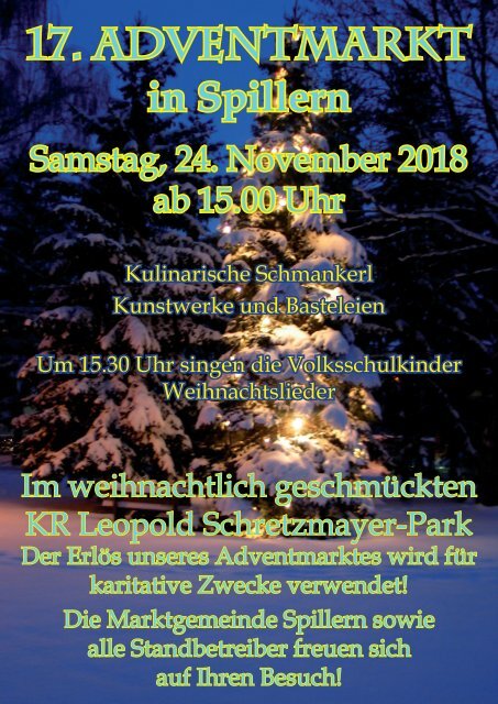 Wir in Spillern - Oktober 2018