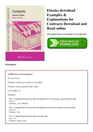 Ebooks download Examples & Explanations for Contracts Download and Read online