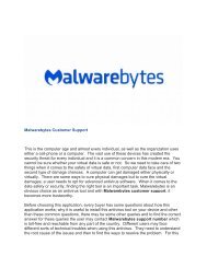 Malwarebytes Customer Support-output