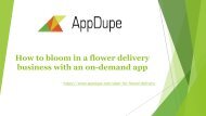 uber for flower delivery services on ppt-converted