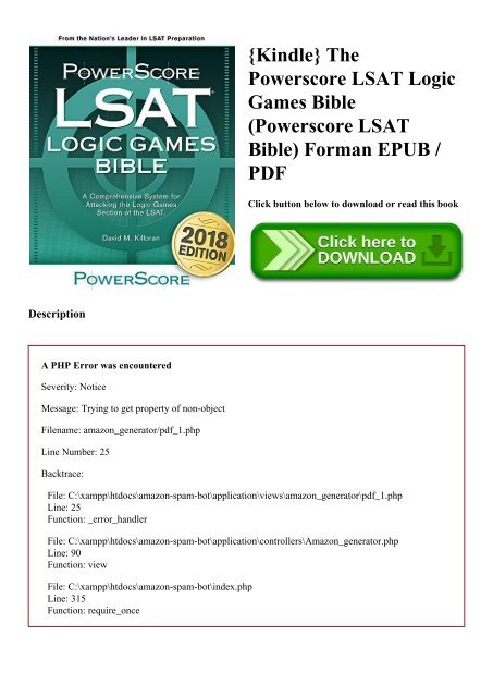 Powerscore Logical Reasoning Bible Pdf {Kindle} The Powerscore LSAT Logic Games Bible (Powerscore LSAT Bible
