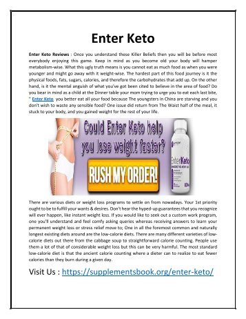  Enter Keto - Make You Slim and Trim in a Short Ammount of Time
