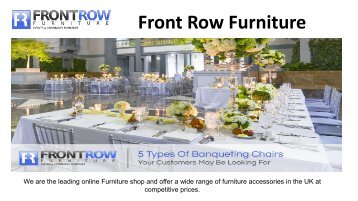 Front Row Furniture - Furniture Sales. Events & Hospitality Furniture