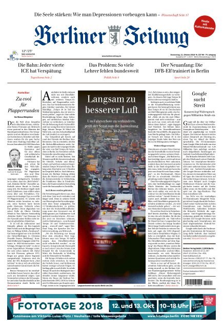 Berliner Zeitung 11.10.2018