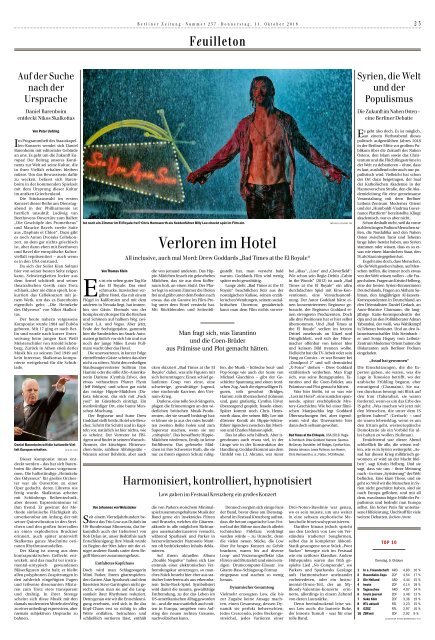 Berliner Zeitung 11.10.2018