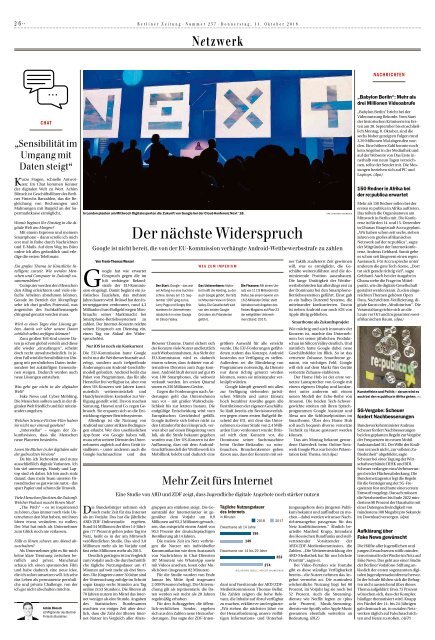 Berliner Zeitung 11.10.2018