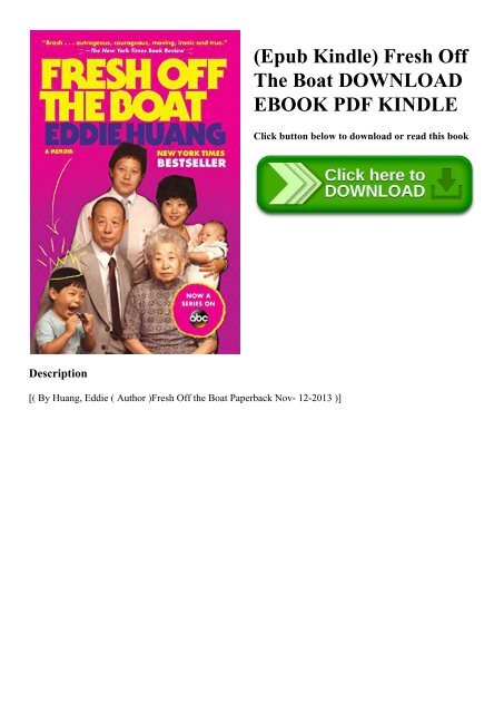 Fresh Off The Boat Ebook