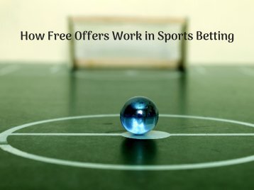 How Free Offers Work in Sports Betting