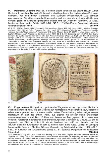 Occulta-Antiquariats-Katalog 21