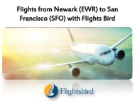 Cheap flights from newark (ewr) to san francisco (sfo)