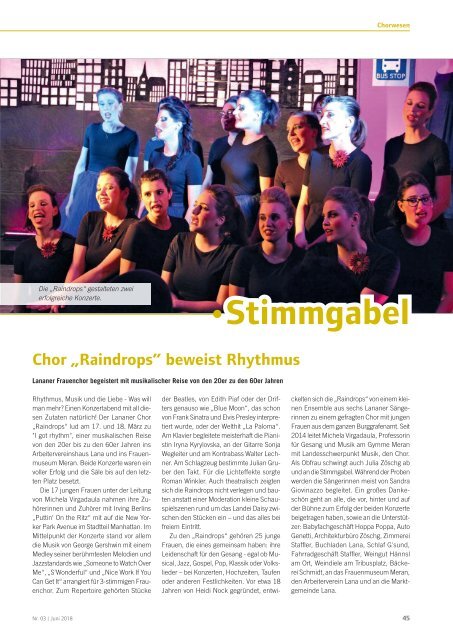 Kulturfenster Nr. 03|2018 - Juni 2018