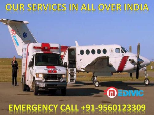 ICU Care Air Ambulance Service in Kolkata and Bagdogra by Medivic Aviation